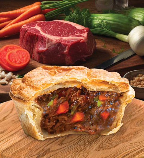 Chunky Beef & Vegetable Pie