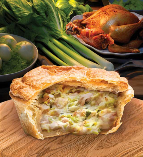 Chicken, Leeks & Potatoes Pie