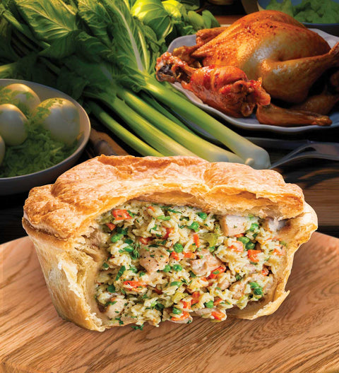 Chicken & Wild Rice Pie